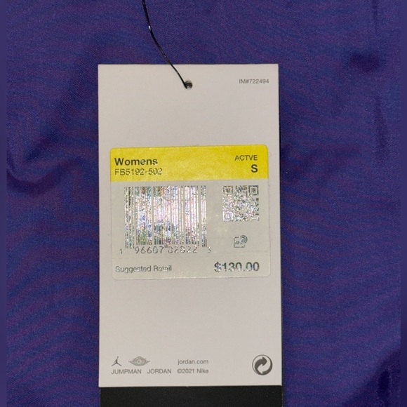 NWT JORDAN Women's Nike Aerolift Running Vest Size S Color: Purple - Picture 6 of 11